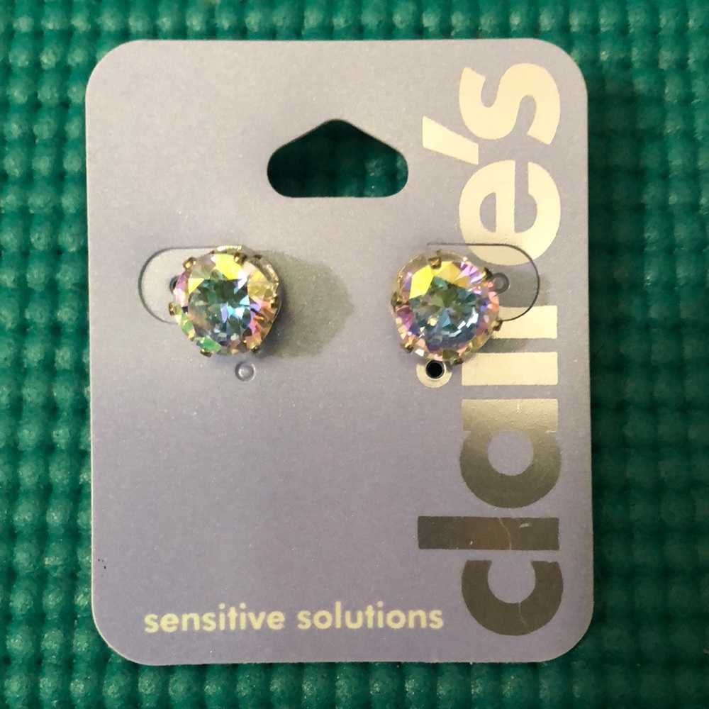 Claire’s Huge cubic zirconia Earrings